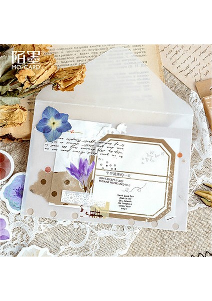 Bir Stil Güzel Çiçekler Oluyor Şiirler Defter Not Defteri Sticker Yaratıcı Parlaklık Değiştirilebilir Etiket Kırtasiye Hediye Gezgin Dergisi (Yurt Dışından)