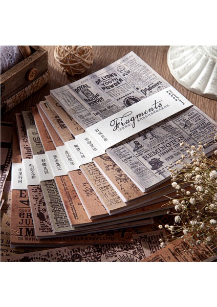 Çılgın Stil Çok Bloknotlar Yapışkan Notlar Parçalar ve Parçalar Serisi Önemsiz Günlük Kağıt Günlüğü Scrapbooking Etiketler Ofis Okul (Yurt Dışından) fiyatları