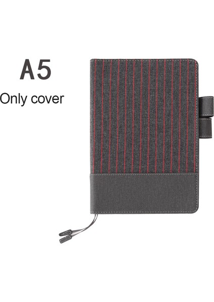 A5 Gri Boş Stil Retro Kumaş Defter Programı Dergi Günlüğü Kapağı A5 A6 Planlayıcısı Boş Izgara Çizgi Kağıdı Püskül Defter Çantası Okul Kırtasiye (Yurt Dışından)
