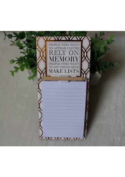 Altın Bellek Listeleri Stili Buzdolabı Market Alışveriş Listesi Için Manyetik Not Defterleri ve Kalem Seti Oem ile Bloknot Başına Hatırlatıcılar (Yurt Dışından)