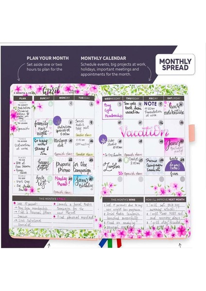 Şampanya Altın Stili A5 Aylık Haftalık Planlayıcı Ajanda Düzenleyici Günlüğü Defter Kırtasiye Hediye Günlük Hedef Takip Planı A5 Deri Ciltli Ofis Planı (Yurt Dışından) fırsatları