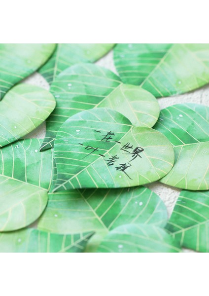 E Stili Ack Mini Doğal Bitki Yaprak Yapışkan Not Bloknot Not Planlayıcısı Sticker Japon Kırtasiye Okul Ofis Malzemeleri (Yurt Dışından) indirimleri