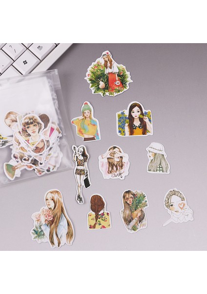 No.4 Tarzı Yaratıcı Karikatür Küçük Ejderha Yeşil Kağıt Çıkartmalar Dekorasyon Dıy Ablum Günlüğü Scrapbooking Etiket Etiket Sevimli Kırtasiye (Yurt Dışından)