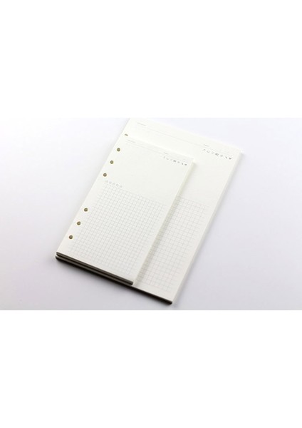 Not Hatırlatma Stili A6 Orta A5 A6 A7 Gevşek Yaprak Defter Dolum Spiral Bağlayıcı Planlayıcı Iç Sayfa Kağıt Içi Mandıra Haftalık Aylık Plan Yapılacaklar Çizgi Nokta Izgarası (Yurt Dışından)