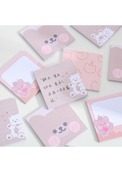Pembe Tavşan 1 Stili Kore Ins Yapışkan Değil Bloknotlar Karikatür Sevimli Öğrenci Mesaj Kırtasiye Ofis Öğrenmek Basit Planlayıcısı Etiket Kağıt Kawaii Yırtılabilir (Yurt Dışından)
