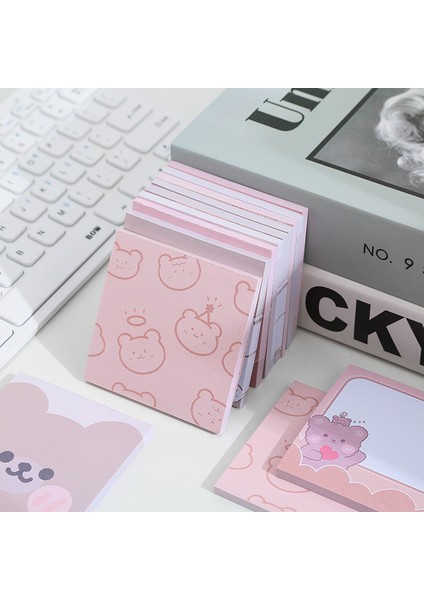 Pembe Tavşan 1 Stili Kore Ins Yapışkan Değil Bloknotlar Karikatür Sevimli Öğrenci Mesaj Kırtasiye Ofis Öğrenmek Basit Planlayıcısı Etiket Kağıt Kawaii Yırtılabilir (Yurt Dışından)
