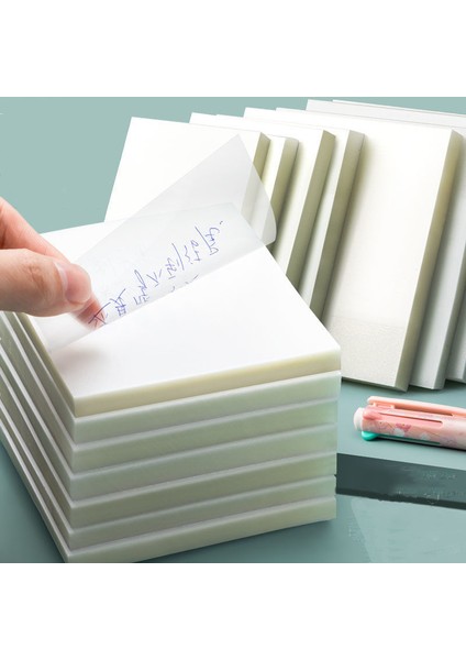 Küçük Stil Öğrenci Ofisi Için Yüksek Değerli Yapışkan Kağıt ile 50 Yaprak Temizle Yapışkan Notlar Yapışkan Notlar (Yurt Dışından)