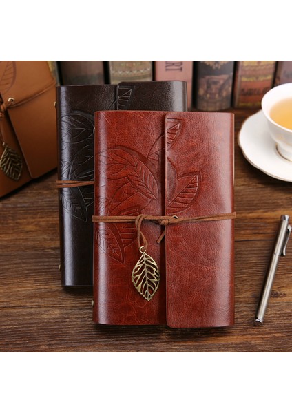 Kahverengi Tarzı Küçük 105X145MM Vintage Gezginler Defter Günlüğü Not Defteri Pu Deri Spiral Edebiyat Not Defteri Kağıt Dergi Planlayıcıları Okul Kırtasiye Hediye (Yurt Dışından) fırsatları