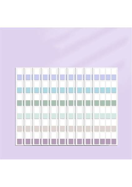F Stili Şeffaf Bloknotlar Basit Stil Yapışkan Notlar Dıy Scrapbooking Planlayıcısı Dergisi Süslemeleri Ofis Mesaj Notları (Yurt Dışından)