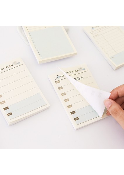 Bir Stil 60 Sayfalık Yaratıcı Günlük Haftalık Plan Bloknot Yapılacaklar Listesi Zaman Yapışkan Not Takvimi Ofis ve Okul Malzemeleri Kırtasiye (Yurt Dışından) fırsatları
