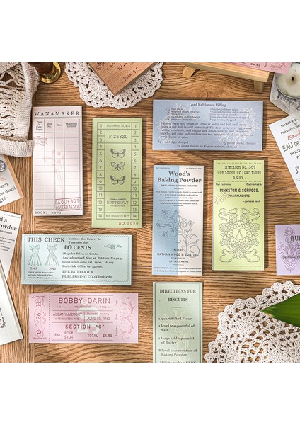 B Tarzı Dimeets Bilet Serileri Bloknot Külçe ve Değişim Dekor Günlük Tutma Yaratıcı Planlayıcı Scrapbooking Okul Kırtasiye (Yurt Dışından) fiyatları