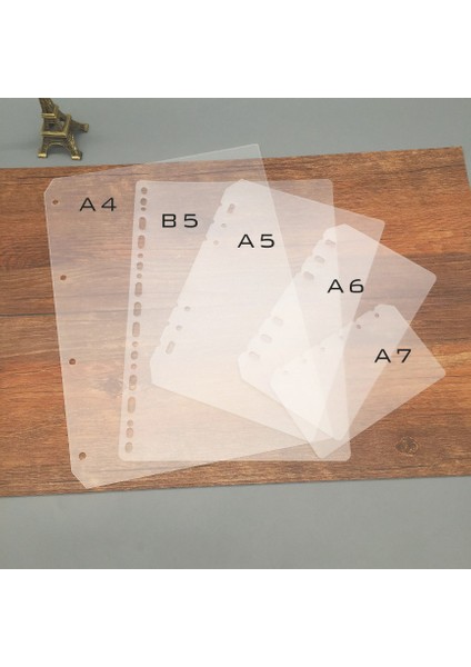 Kapak Stili B5 Cetvel A4 B5 A5 A6 A7 Pp Mat Buzlu Planlayıcı Gündem Dokibook 6 Delikli Gevşek Yaprak Spiral Defter Düzenleyici (Yurt Dışından)