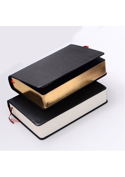 E-Mavi A7 Stili Vintage Kalın Kağıt Defter Pu Deri Dergisi Incil Günlüğü Sketchbook Çizim Boyama Grafiti Yumuşak Kapak Siyah Kağıt (Yurt Dışından)
