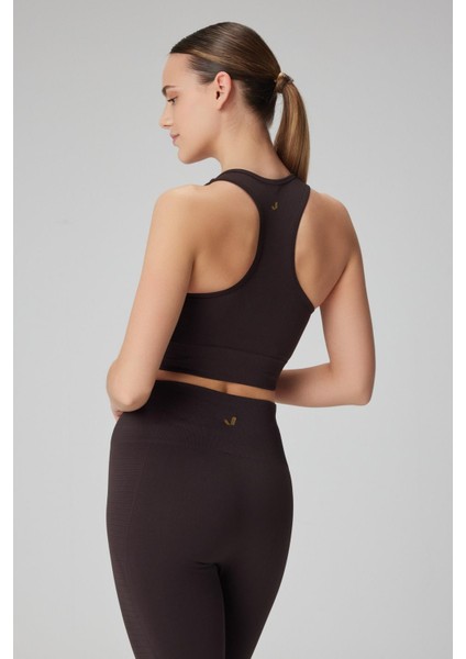 Gela Çift Katlı Kompress Sport Bra Acı Kahve fırsatları