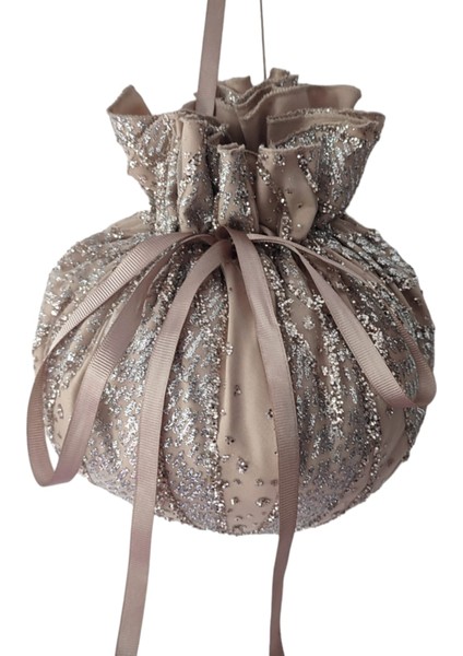 Takı Kesesi,açık Kahve Renk,gelin Kına Kesesi, Gelin Çantası,parti Çantası ,gelin Aksesuarları