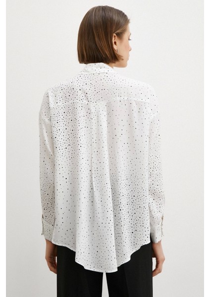 Puantiyeli Gömlek Beyaz fiyatları