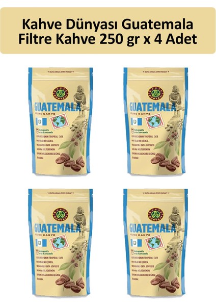 Guatemala Filtre Kahve 250 gr x 4 Adet
