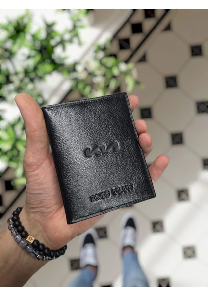 1904 Kia Logolu Deri Araç Ruhsat Kılıfı- Cüzdanlı Ruhsat Kabı Isme Özel Çanta Erkek Kadın Kullanım fiyatları