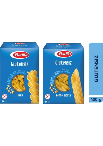 Glutensiz Penne+ Fusilli 400 gr
