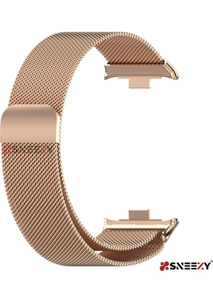Xiaomi Redmi Watch 4 Uyumlu Woven Wire Tasarım Metal Hasır Kordon indirimleri