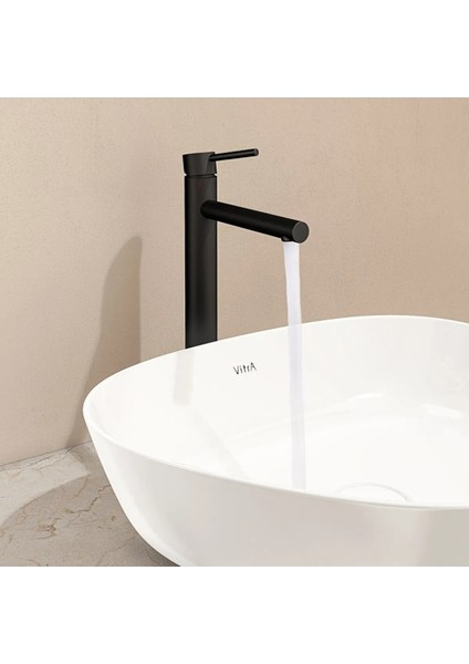 Origin A4255836 Çanak Large Lavabo Bataryası, Mat Siyah fiyatları