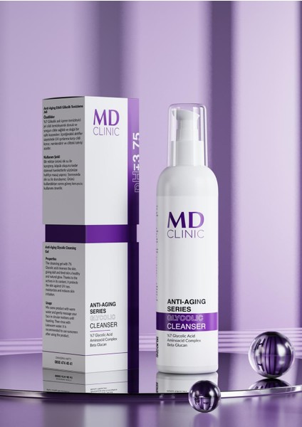 Anti-Aging Etkili Glikolik Temizleme Jel