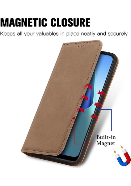 Oppo A16K Basit Iş Cüzdan Deri Kılıf Kordon Fermuar Için Kılıf (Yurt Dışından) fırsatları