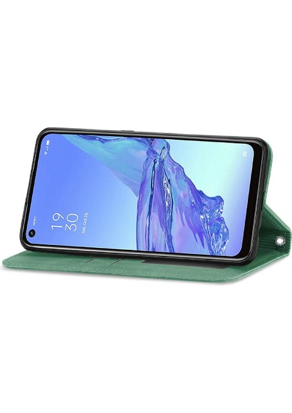 Oppo A53 Için Basit Iş Kordon Cüzdan Kılıf Fermuar (Yurt Dışından)