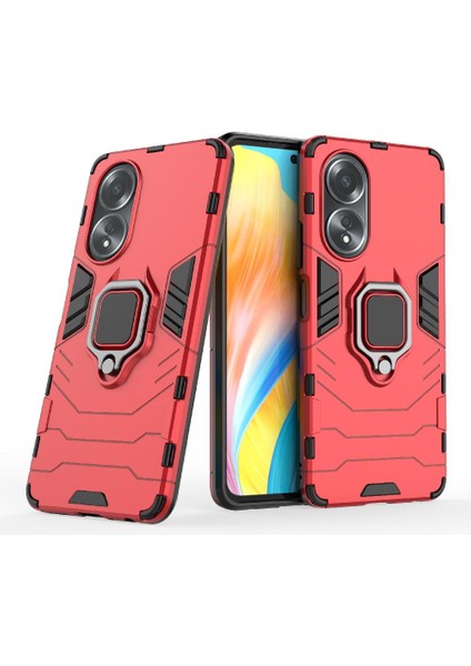 Oppo A58 4g 360 &deg; Dönen Halka Askeri Damla Koruma Kickstand Için Kılıf (Yurt Dışından) indirimleri