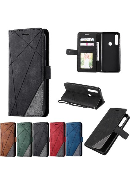 BDT Boutique Motorola Moto G Güç Cüzdan Flip Case Için Folio Pu Deri Kart Tutucu (Yurt Dışından)