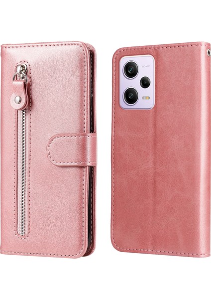 Ile Uyumlu Xiaomi Redmi Note 12 Pro 5g Moda Fermuar Çevirme Deri Telefon Kılıfı Kart Tutuculu Manyetik Cüzdan Telefon Kılıfı (Yurt Dışından) fırsatları
