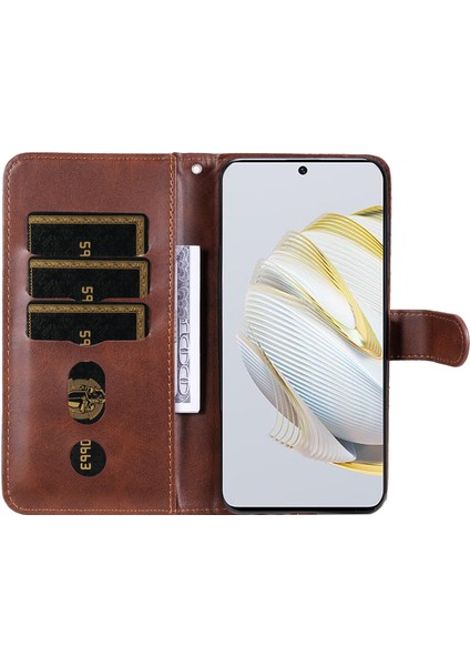 Ile Uyumlu Huawei Nova 10 Se Moda Fermuar Çevirme Deri Telefon Kılıfı Kart Tutuculu Manyetik Cüzdan Telefon Kılıfı (Yurt Dışından) indirimleri