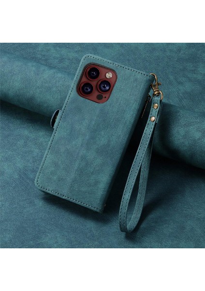 IPhone 15 Için Flip Case Pro Max Basit Iş Kapak Kapak Darbeye (Yurt Dışından)