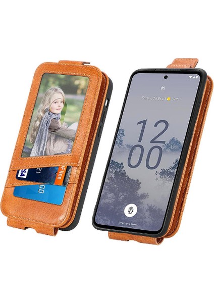 BDT Boutique Nokia X30 Için Kılıf Moda Tasarımı Zarif Iş Deri Kılıf Flip (Yurt Dışından)