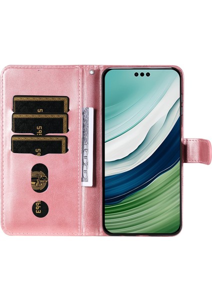 Ile Uyumlu Huawei Mate 60 Moda Fermuar Çevirme Deri Telefon Kılıfı Kart Tutuculu Manyetik Cüzdan Telefon Kılıfı (Yurt Dışından) fırsatları