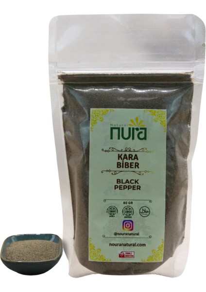 Noura Natural Doğal Öğütülmüş Karabiber