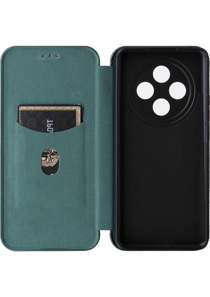 Oppo A3 Pro Tam Koruma Kartı Ekleme Manyetik Karbon Için Kılıf (Yurt Dışından)