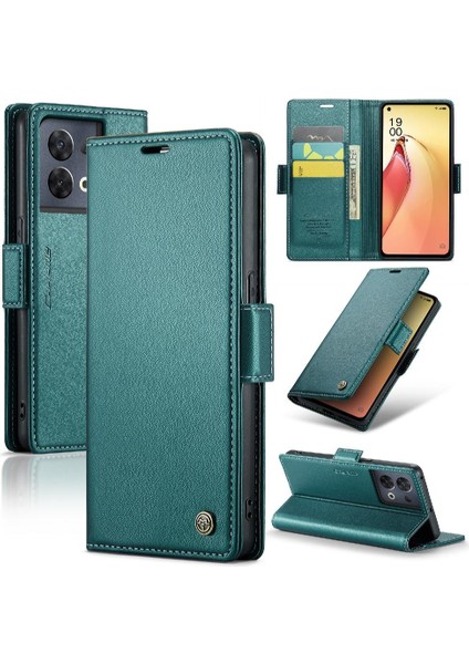 Oppo Caseme 8 Pro 5g Anti Dolandırıcılık Cüzdan Durumda Kart Yuvası Durumda (Yurt Dışından)