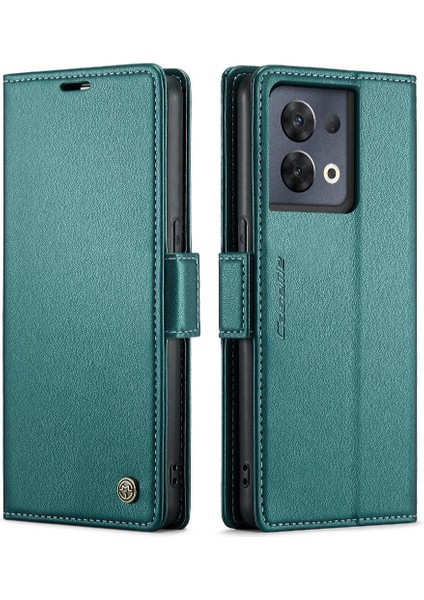Oppo Caseme 8 Pro 5g Anti Dolandırıcılık Cüzdan Durumda Kart Yuvası Durumda (Yurt Dışından)