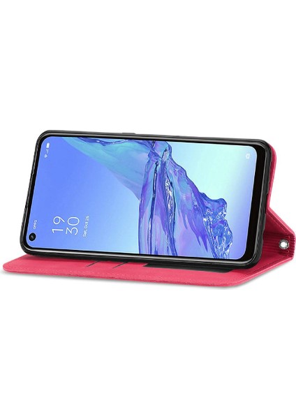 Oppo A53 Için Basit Iş Kordon Cüzdan Kılıf Fermuar (Yurt Dışından)