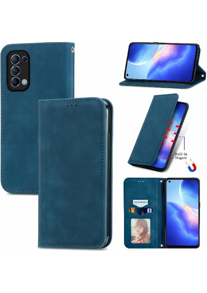 Oppo Oppo 5 Için Basit Iş Cüzdan Kılıf Fermuar Kordon (Yurt Dışından)
