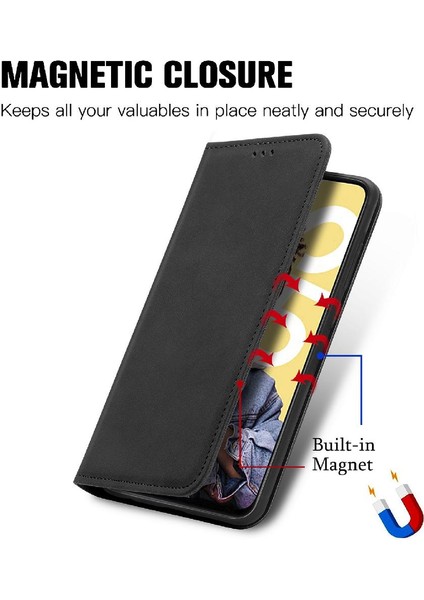 Realme C55 Için Kılıf Deri Çanta Kordon Cüzdan Basit Iş Fermuar (Yurt Dışından) fırsatları