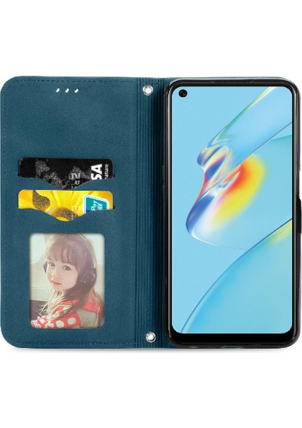 Oppo A54 4g Için Basit Iş Fermuar Deri Kılıf Cüzdan Kordon (Yurt Dışından) fırsatları