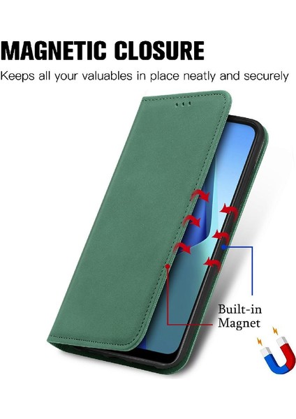 Oppo A16K Basit Iş Cüzdan Deri Kılıf Kordon Fermuar Için Kılıf (Yurt Dışından) fırsatları