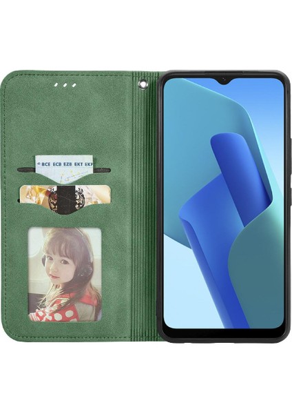 Oppo A16K Basit Iş Cüzdan Deri Kılıf Kordon Fermuar Için Kılıf (Yurt Dışından) indirimleri