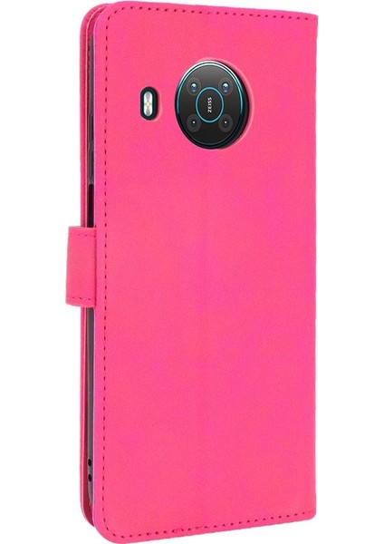 Kart ile Nokia X10 Tam Koruma Deri Folio Flip Case Için Kılıf (Yurt Dışından)