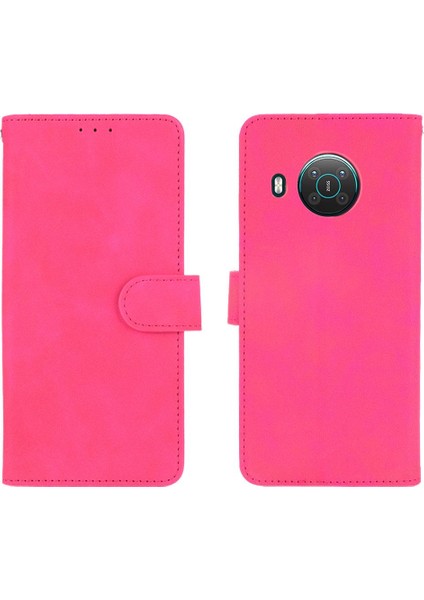 Kart ile Nokia X10 Tam Koruma Deri Folio Flip Case Için Kılıf (Yurt Dışından)