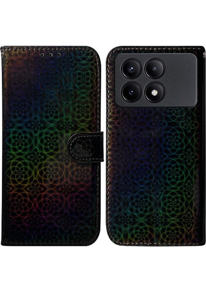 Xiaomi Redmi Kredmi Glitter Renkli Standı Tutucu Cüzdan Kılıf Pu (Yurt Dışından)