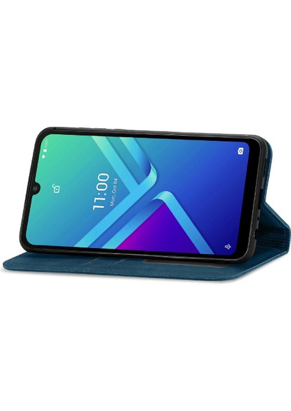 Wiko Y82 Cüzdan Basit Iş Deri Kılıf Fermuar Kordon Için Kılıf (Yurt Dışından) modelleri