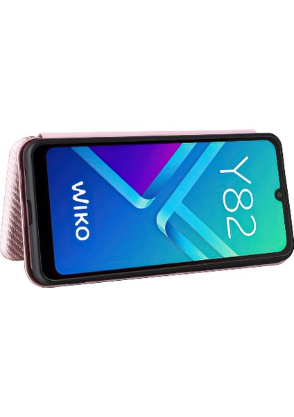 Wiko Y82 Deri Folio Flip Case Kart Ekleme Tam Koruma Için Kılıf (Yurt Dışından) modelleri